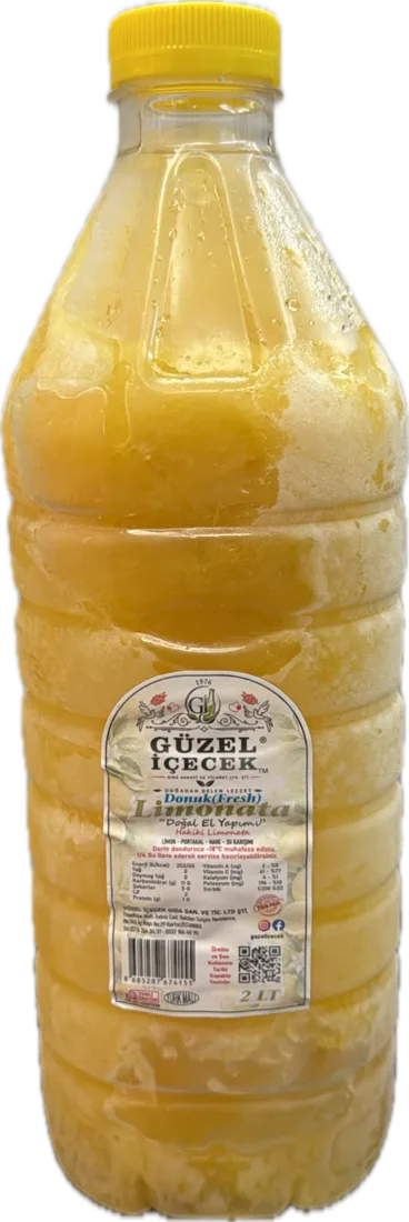 Donuk (freşh) limonata 2 litre, donmuş halde
