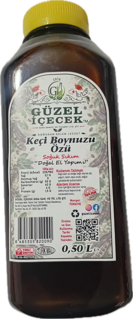 Keçi Boynuzu Özü 0,50 litre şişe
