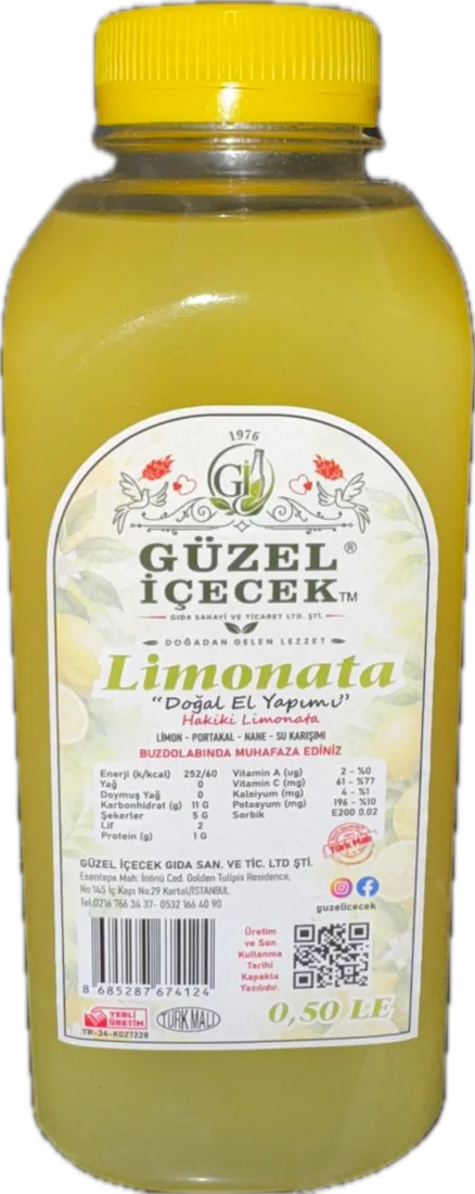 Güzel Limonata 0,50 litre şişe